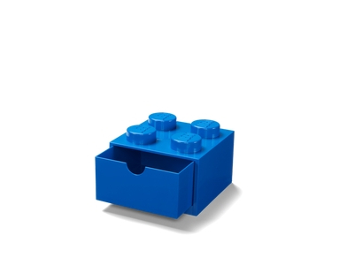 BLAUWE OPBERGSTEEN MET 4 NOPPEN